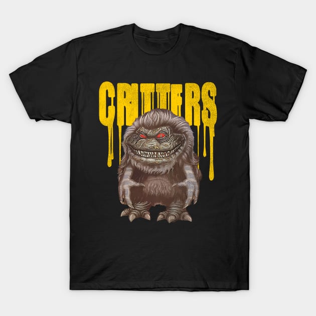 Critters Vintage 80s Cult Monster Horror T-Shirt by darklordpug